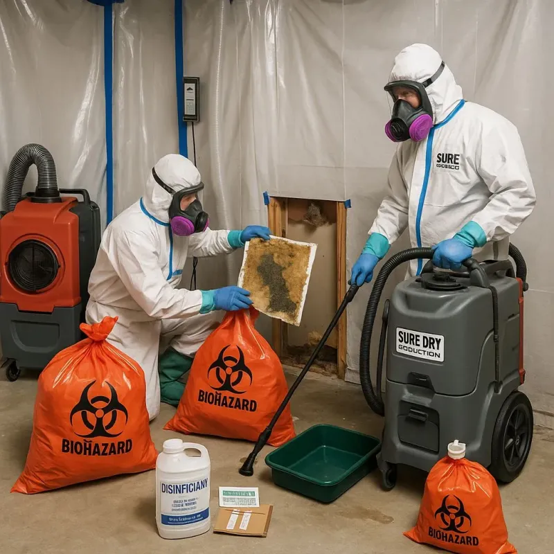 Contaminated Water Handling Protocols process in Biola, CA